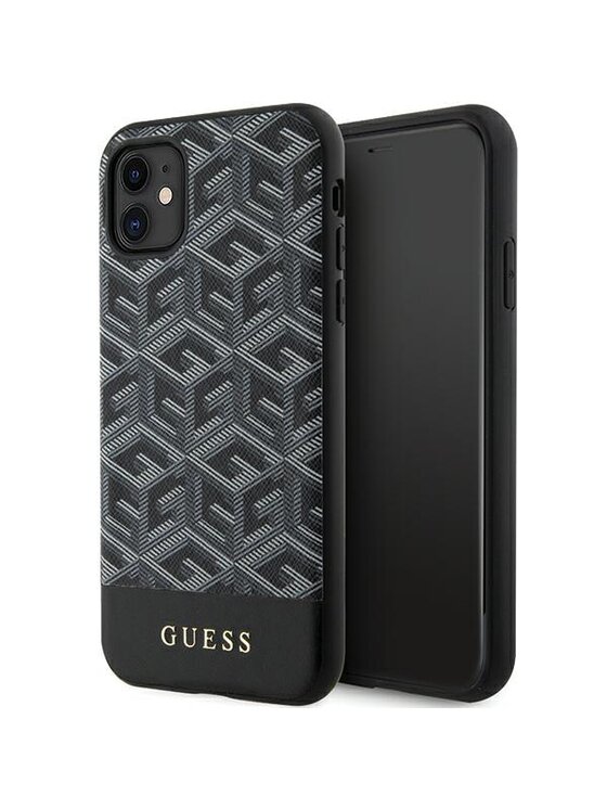Etui na telefon Guess, Czarne, iPhone 11