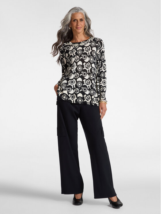 Elena Mirò Elena Mirò Sweter M603Z000744N0S1 Czarny Regular Fit