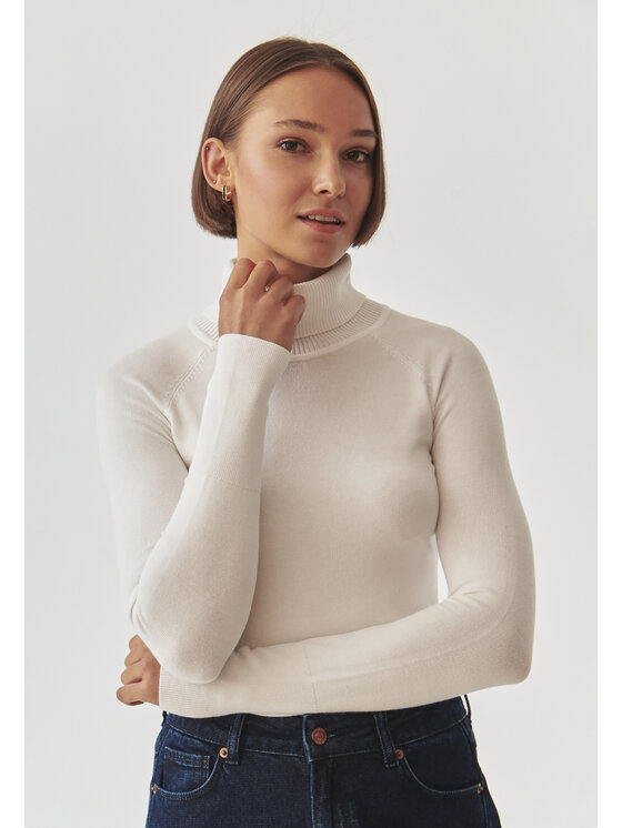 TATUUM TATUUM Svetr NEKOKI Krémová Fitted Fit