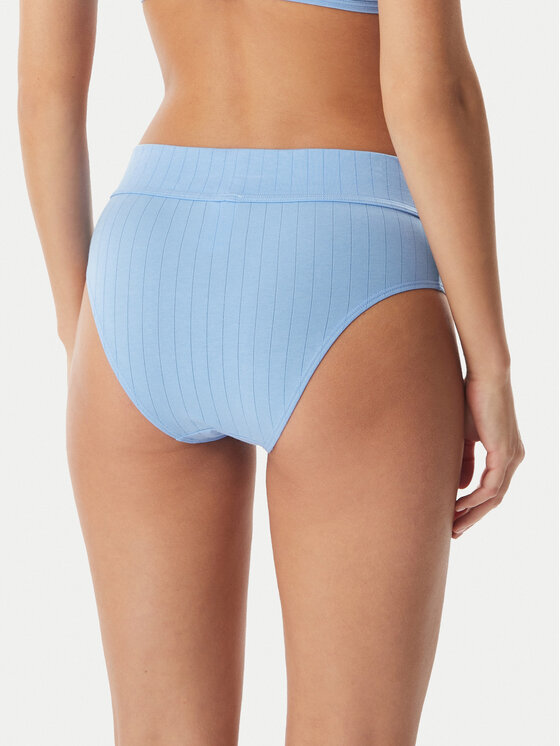 Calvin Klein Underwear Calvin Klein Underwear Klasiskās biksītes ar augstu jostas daļu LV00QF8713 Zils