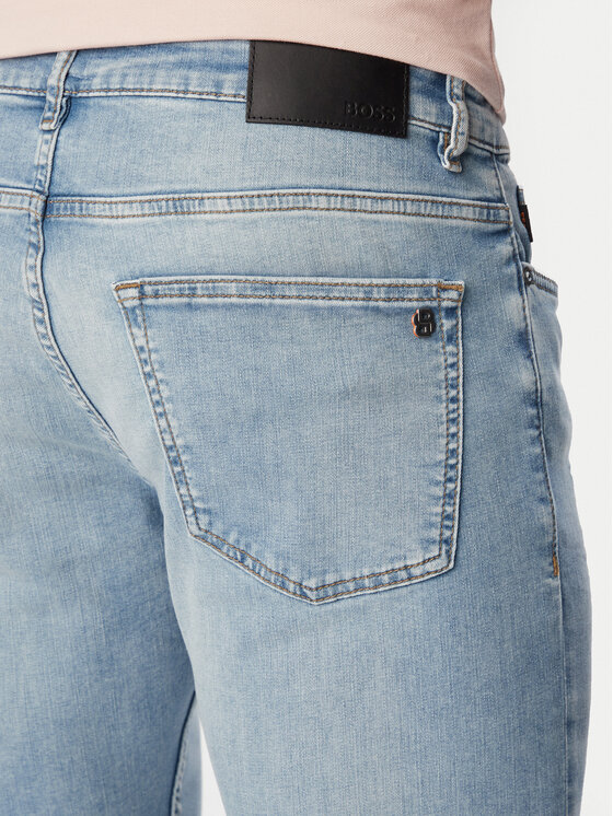 BOSS BOSS Džinsi Delaware Bo 50556874 Gaiši zila Slim Fit