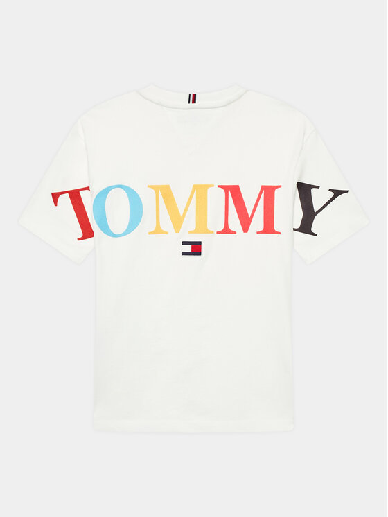 Tommy Hilfiger Tommy Hilfiger Marškinėliai KB0KB08218 D Balta Regular Fit