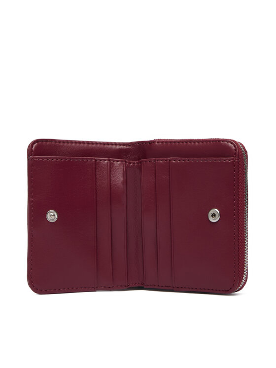 Calvin Klein Calvin Klein Maks Quilted Flap Zip Around LV04F1124G Bordo