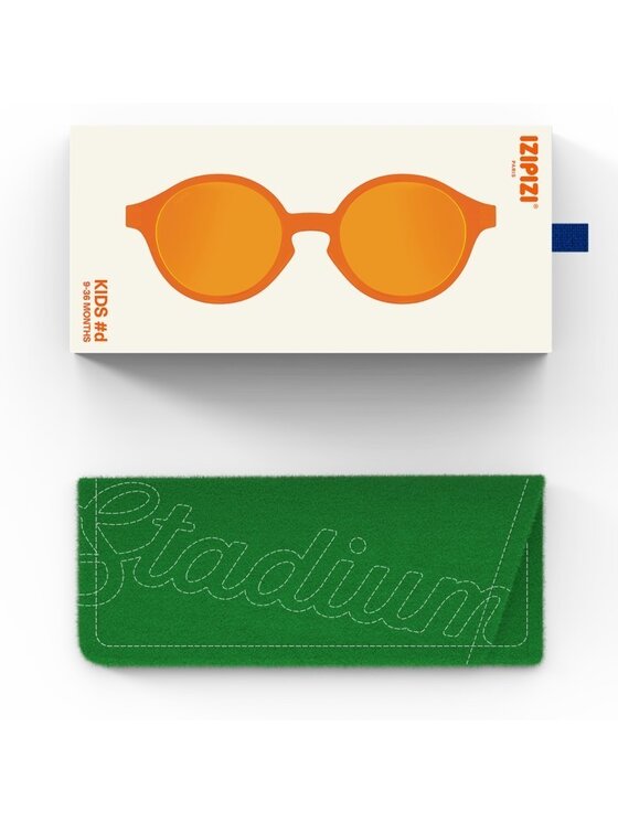 IZIPIZI IZIPIZI Okulary przeciwsłoneczne SUN KIDS Pomarańczowy