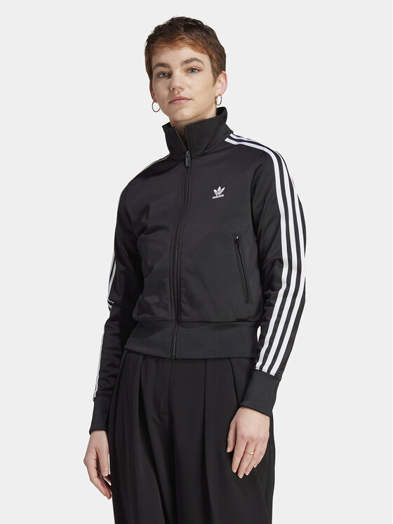 adidas adidas Bluză adicolor Classics Firebird IL8764 Negru Regular Fit