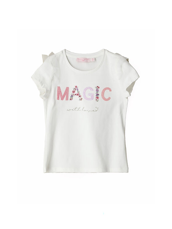 Original Marines Majica DDP3141F Bela Regular Fit