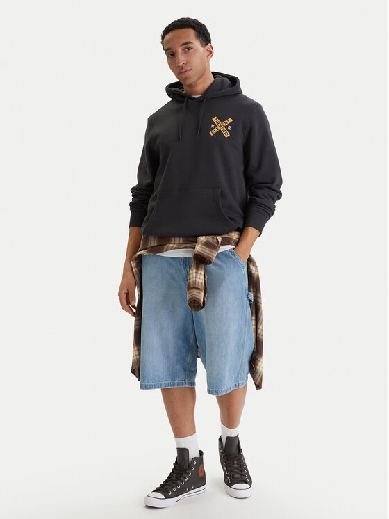 Element Element Суитшърт Timber Signs Po ELYSF00313 Черен Regular Fit