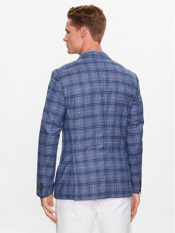 Giacca di transizione 50489424 Blu Slim Fit