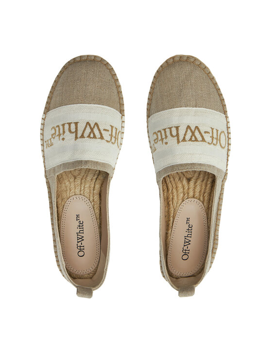 Off-White Off-White Espadryle OWIB014S23FAB0016161 Beżowy