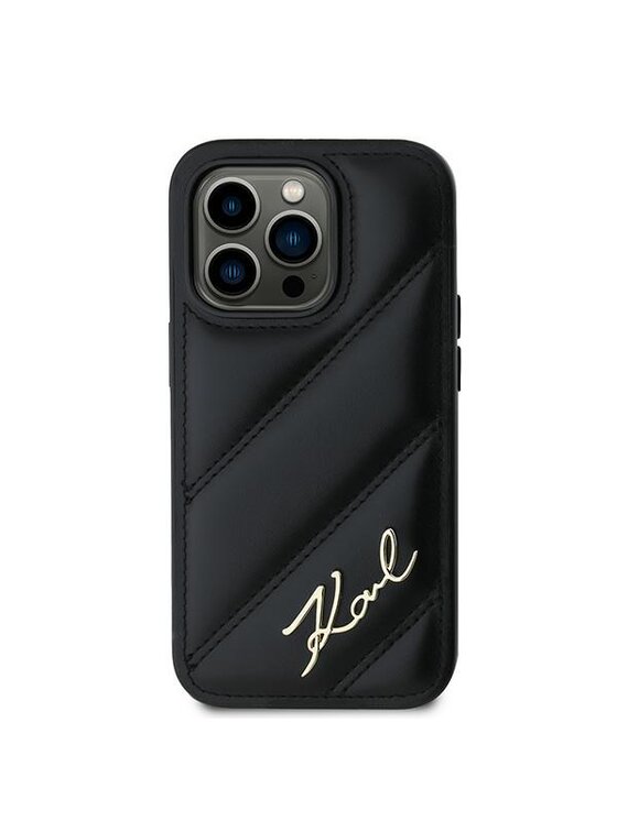 Etui na telefon KARL LAGERFELD, Czarne, Apple iPhone 13 Pro