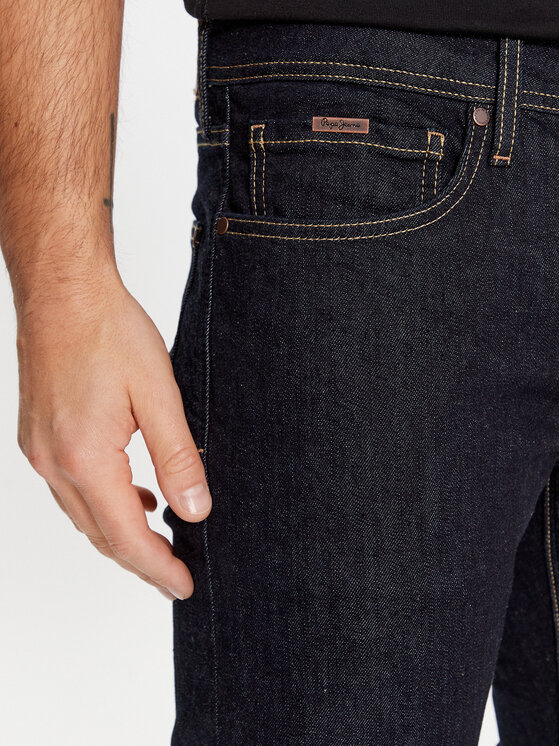 Pepe Jeans Pepe Jeans Jeansy Tapered PM207390BC0 Granatowy Tapered Leg