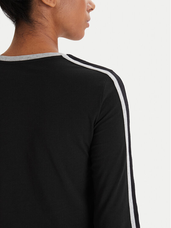 Guess Jeans Guess Jeans Μπλουζάκι W6RI17 J1314 Μαύρο Regular Fit