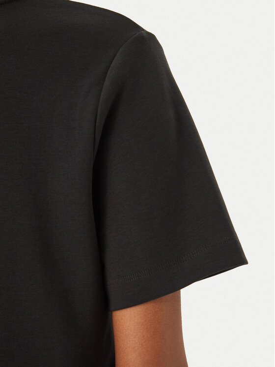 Tommy Hilfiger Tommy Hilfiger Тишърт WW0WW49646 Черен Boxy Fit