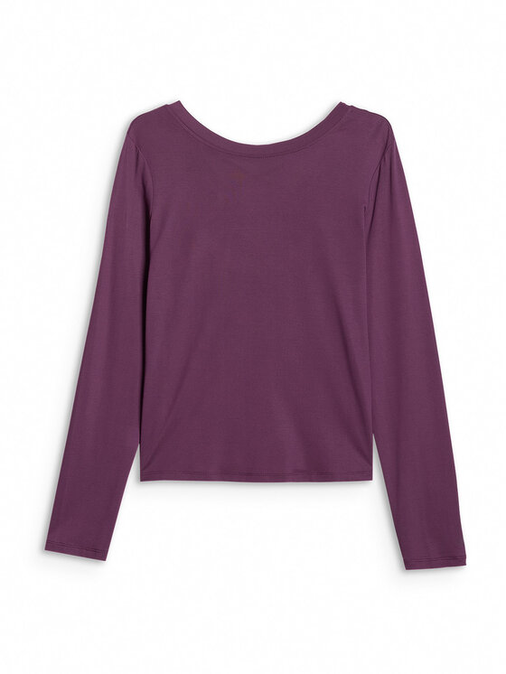 4F 4F Longsleeve AFTERLIGHT Fioletowy Regular Fit