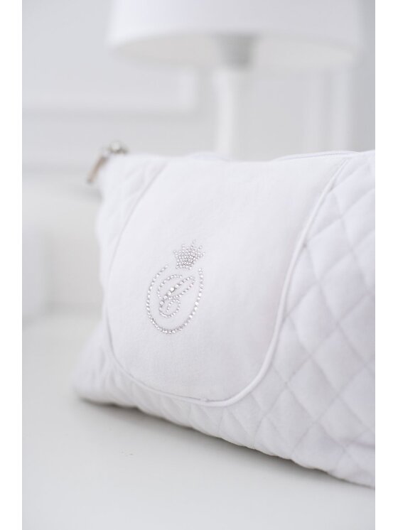 Caramella Caramella Kosmetyczka z kryształami Swarovski® Biały