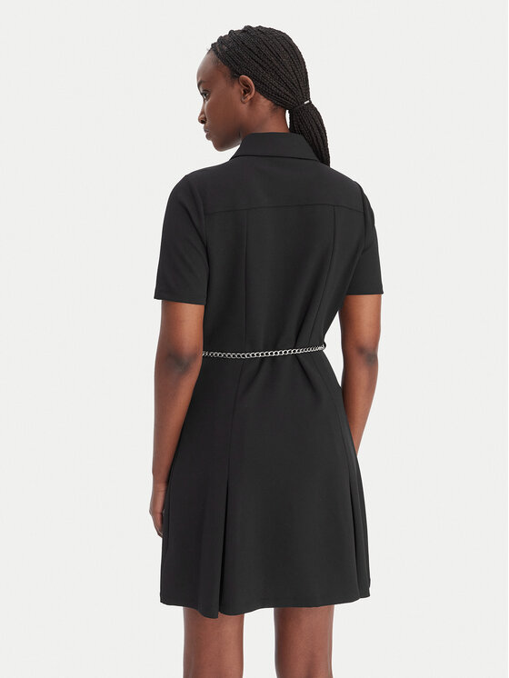 MICHAEL Michael Kors MICHAEL Michael Kors Rochie tip cămașă MR683BX667 Negru Regular Fit