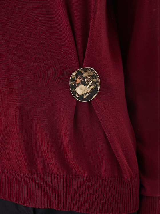 Simona Corsellini Simona Corsellini Maglione A25CPMGE0301 Rosso Regular Fit