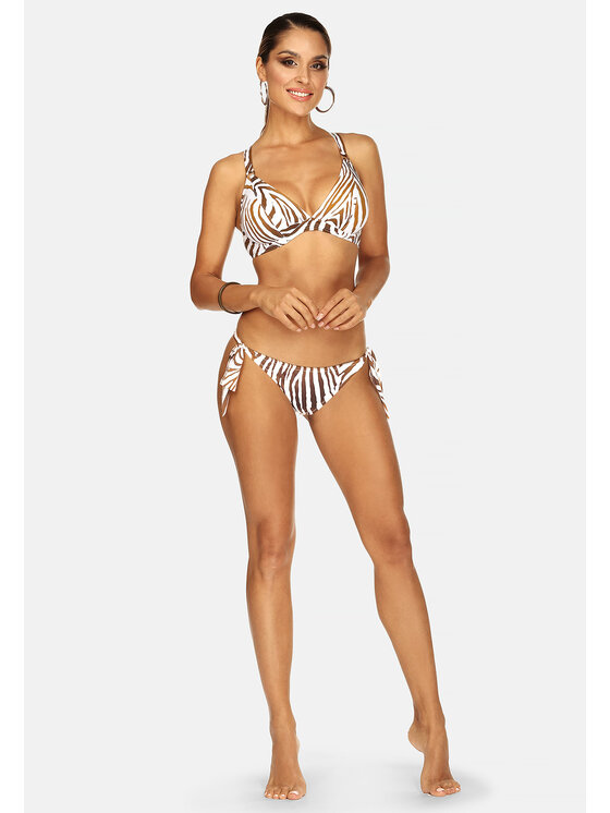 Feba Feba Dół od bikini FD17 Brązowy
