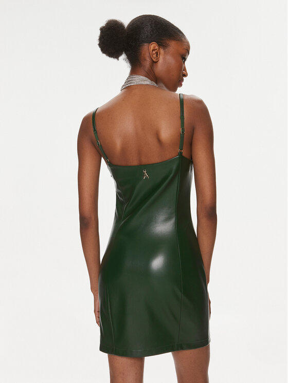 Patrizia Pepe Patrizia Pepe Rochie de zi 8A1248/E005-G570 Verde Slim Fit