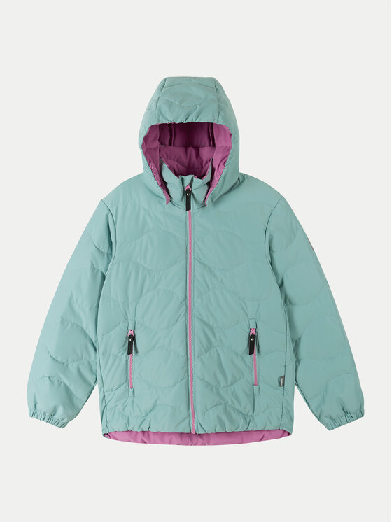 Reima Reima Pūkinė striukė Fossila 5100058B Žalia Regular Fit