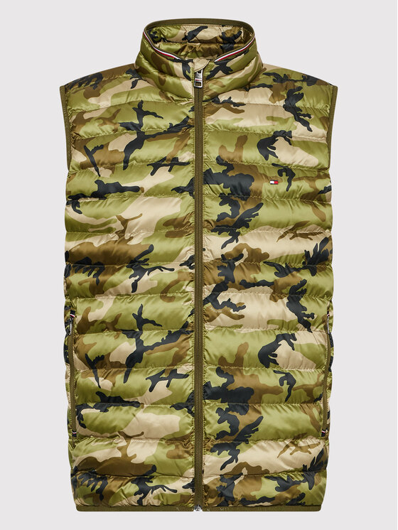Tommy Hilfiger Tommy Hilfiger Vestă MW0MW18762 Verde Regular Fit