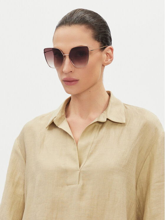 JENNY JENNY Okulary przeciwsłoneczne 4WF-005-SS25 Brązowy