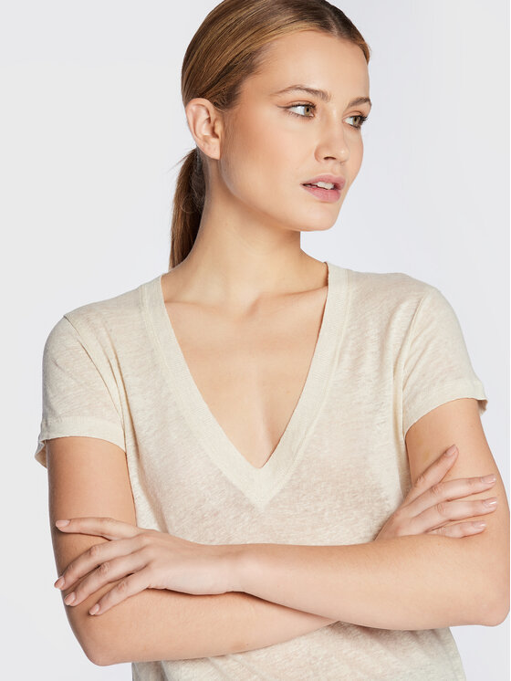 IRO IRO Тишърт Rodeo AR288 Бежов Regular Fit