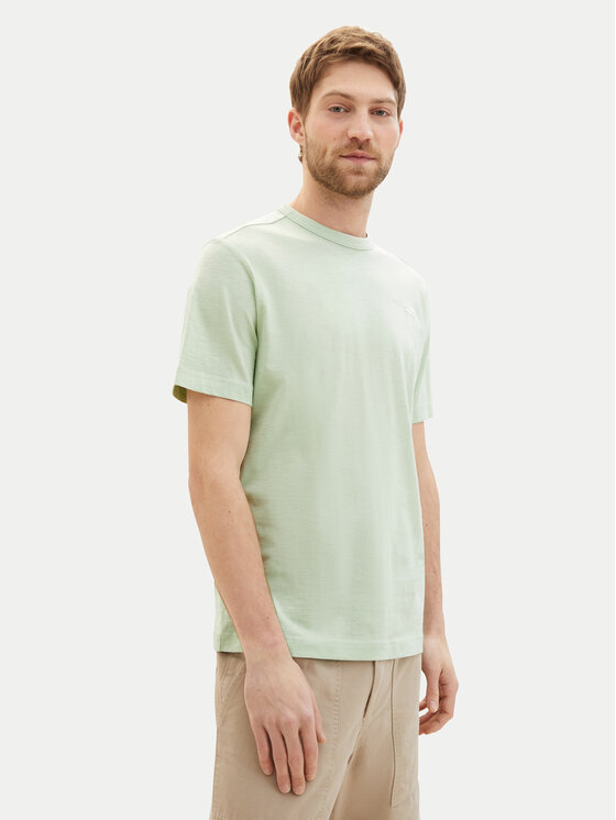 Tom Tailor Tom Tailor T-Shirt 1040821 Zielony Regular Fit