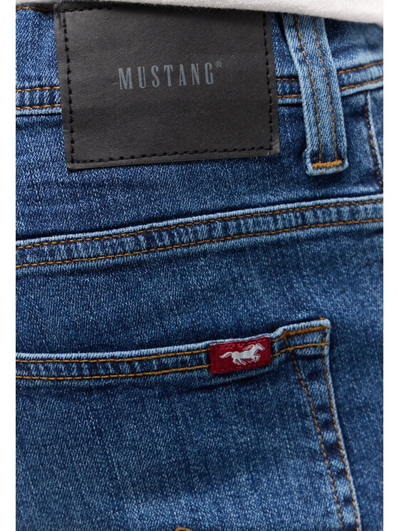 Mustang Mustang Pantaloncini di jeans CHICAGO SHORTS Z Blu Regular Fit