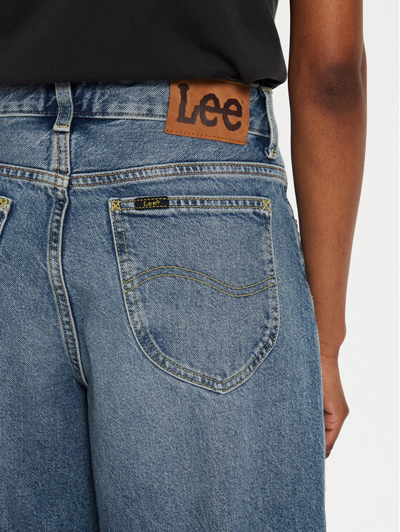 Lee Lee Jeansy Rider 112354455 Niebieski Loose Fit