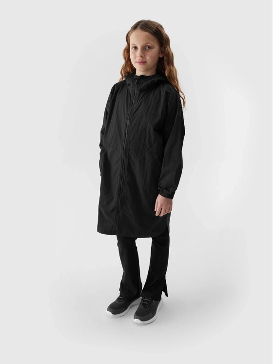 4F 4F Prechodná bunda 4FJWSS24TJACF129-21S Čierna Oversize