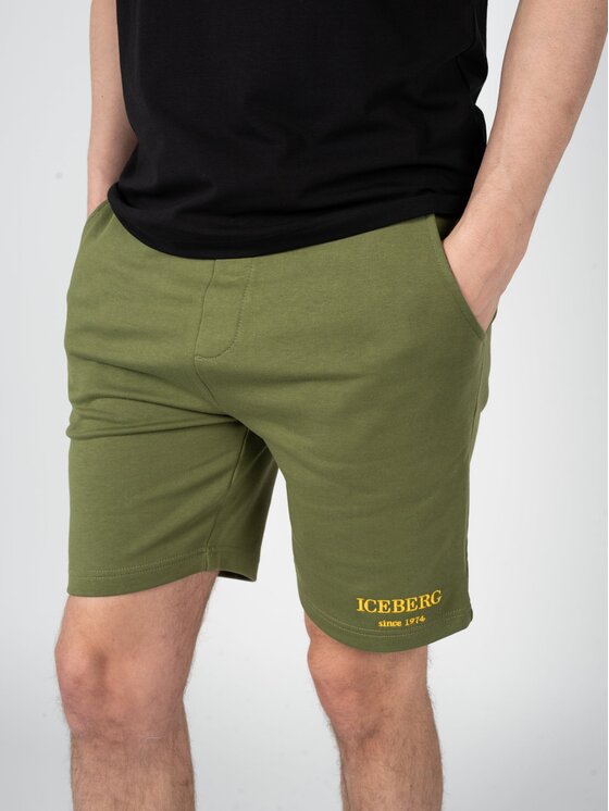 Iceberg Iceberg Szorty D0206300 Khaki Regular Fit