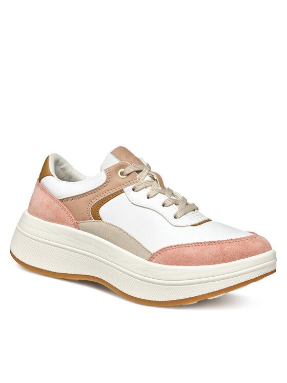Geox Geox Sneakersy D Spherica Ecub-3 D46WTB 05422 C1Z5Q Biały
