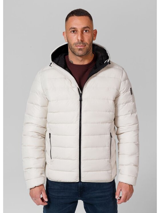 PITBULL PITBULL Kurtka zimowa SEACOAST III Biały Regular Fit