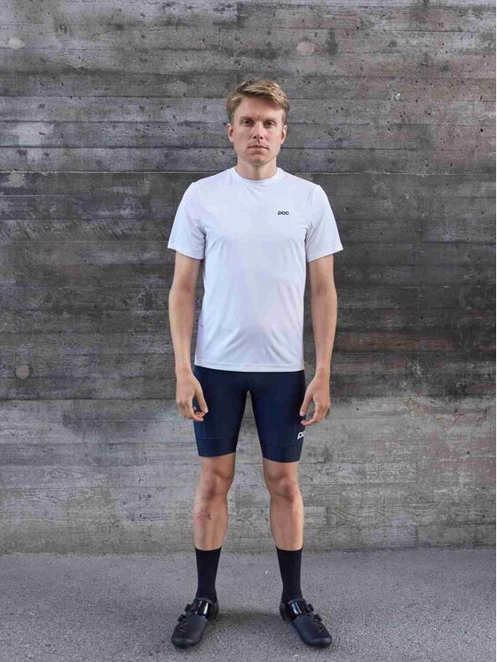 POC POC T-Shirt M's Air Tee Biały Regular Fit