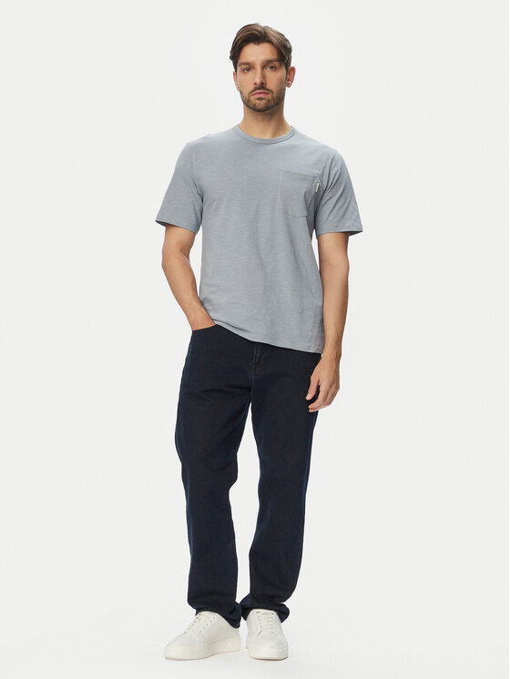 Jack & Jones Jack & Jones Marškinėliai Cassis 12295066 Mėlyna Regular Fit