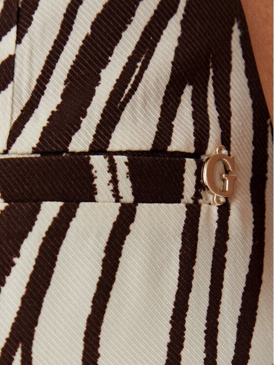 Guess Guess Hlače iz tkanine W6GB19 W1972 Rjava Regular Fit