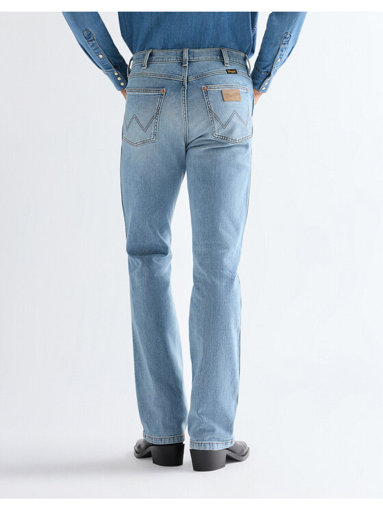 Wrangler Wrangler Jeansy WRANCHER Niebieski Bootcut Fit