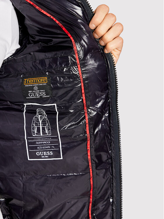 Guess Guess Demisezoninė striukė M2YL27 WEJK0 Tamsiai mėlyna Regular Fit