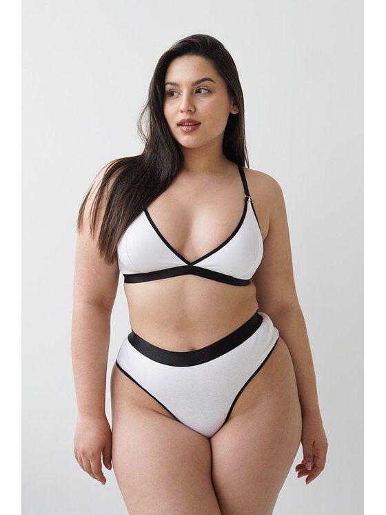 Love and Hate Love and Hate Podprsenka Bralette Jeanne Bílá