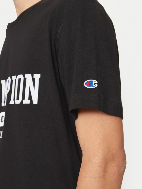 Champion Champion T-särk 220432 Must Regular Fit
