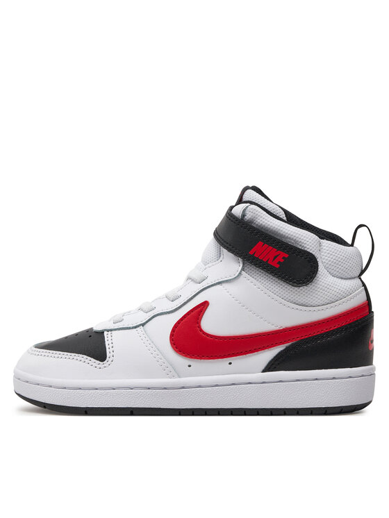 Nike Sneakersy Court Borough Mid 2 (PSV) CD7783 110 Biały Modivo pl