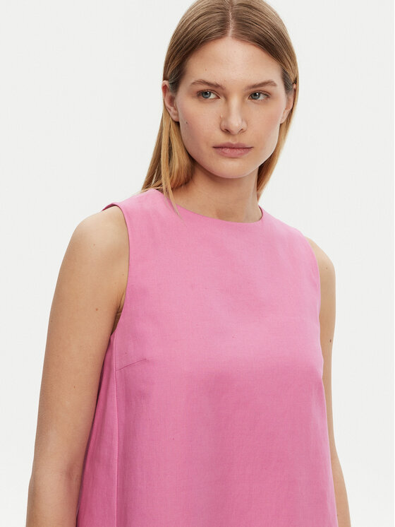 Weekend Max Mara Weekend Max Mara Ежедневна рокля Racer 2515221102 Розов Regular Fit