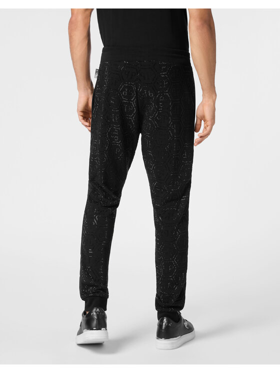 PHILIPP PLEIN PHILIPP PLEIN Spodnie dresowe 23125 Czarny Jogger Fit