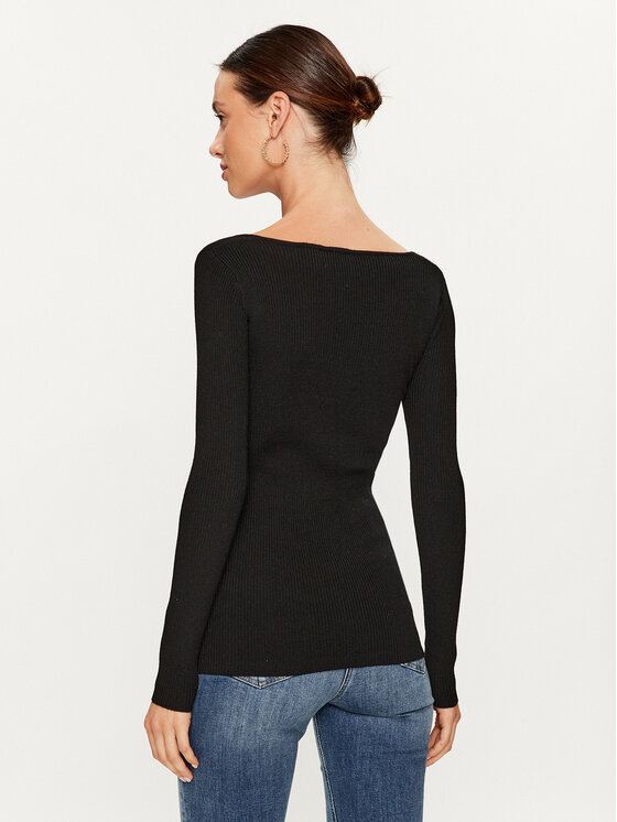 PINKO Pinko Πουλόβερ Giraffa 101846 A15S Μαύρο Slim Fit