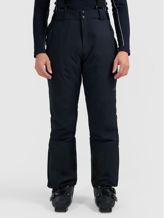 4F 4F Pantaloni da sci 4FWAW25TFTRM0928-20S Nero Regular Fit