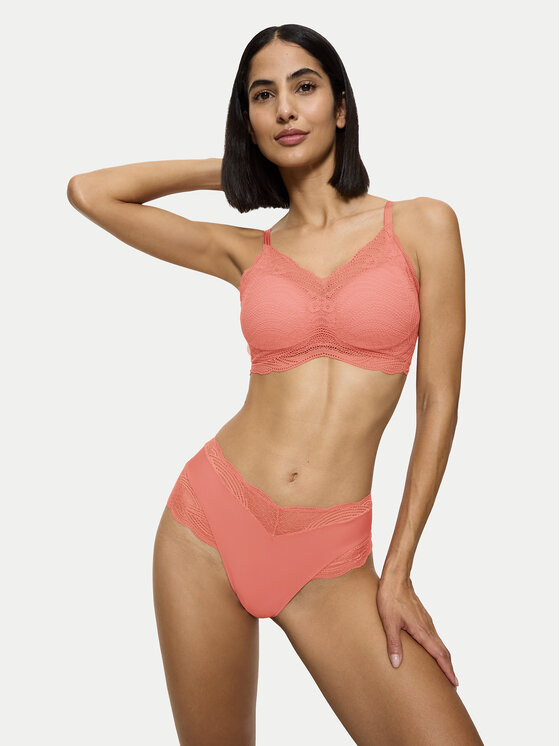 Triumph Triumph Figi klasyczne Lift Smart Bandeau Maxi EX 10215945 Koralowy