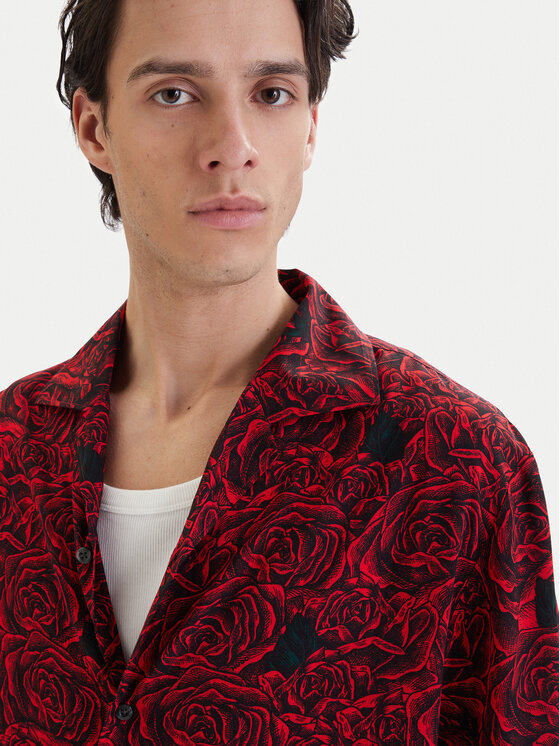 HUGO HUGO Ing Espino 50560596 Piros Relaxed Fit