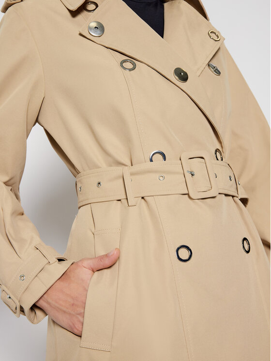 Guess Guess Trenčkot Peggy W1RL00 WDO40 Béžová Regular Fit