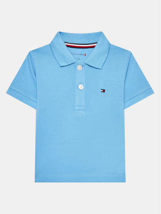 Tommy Hilfiger Polo KN0KN01610 Svijetloplava Regular Fit